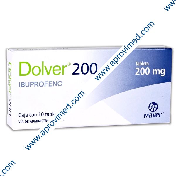 DOLVER 200 c/10 TABS. 200 MG.