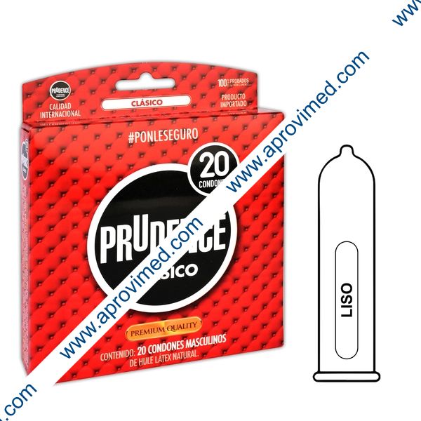 PRUDENCE CLÁSICO Caja c/20 CONDONES.