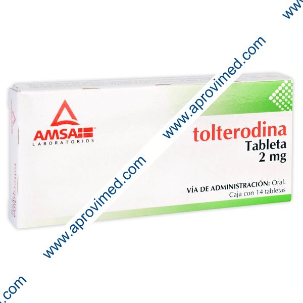 TOLTERODINA (Amsa) c/14 TABS. 2 MG.
