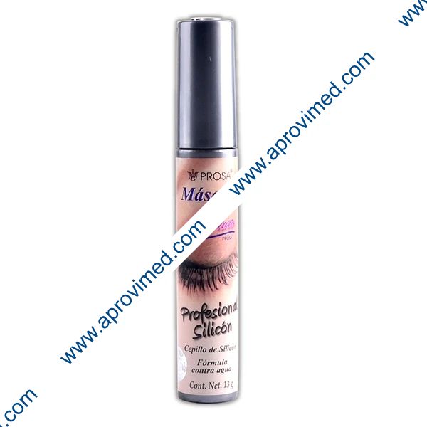 MASCARA 4 en UNO Profesional Silicón Color NEGRO Tubo c/13 G.