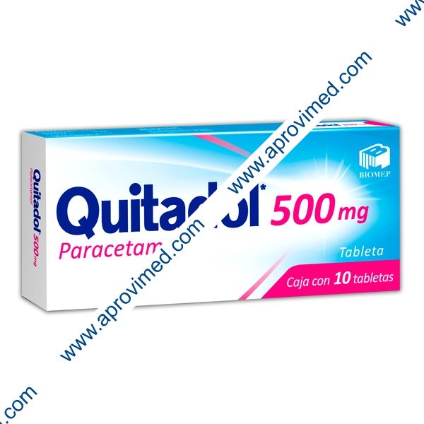 QUITADOL c/10 TABS. 500 MG.
