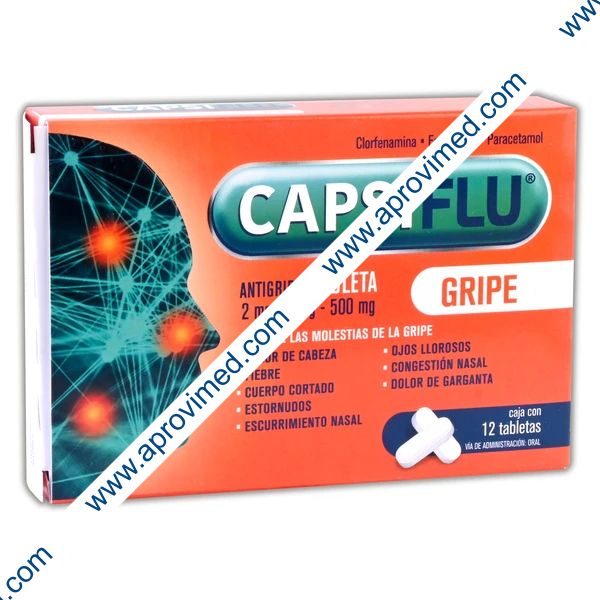 CAPSIFLU GRIPE c/12 TABS. 2/5/500 MG.
