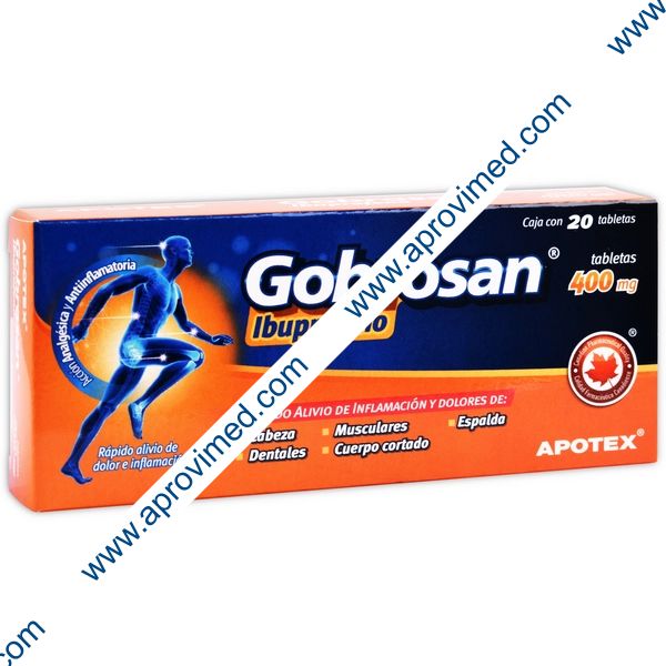 GOBROSAN c/20 TABS. 400 MG.