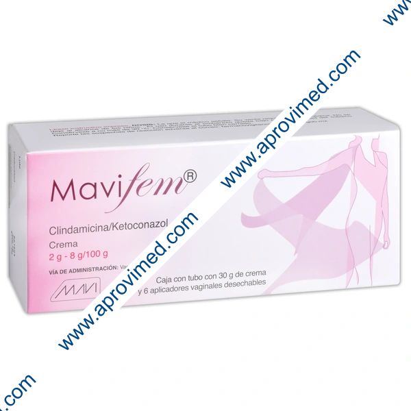 MAVIFEM Crema Vaginal TUBO c/30 G. 2-8 G/100 G. y 6 Aplics.