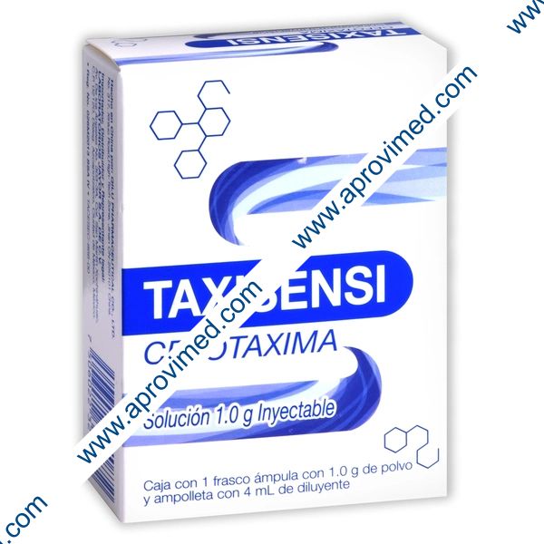 TAXISENSI Sol. Iny. c/1 FCO. AMP. 1 G/4 ML.