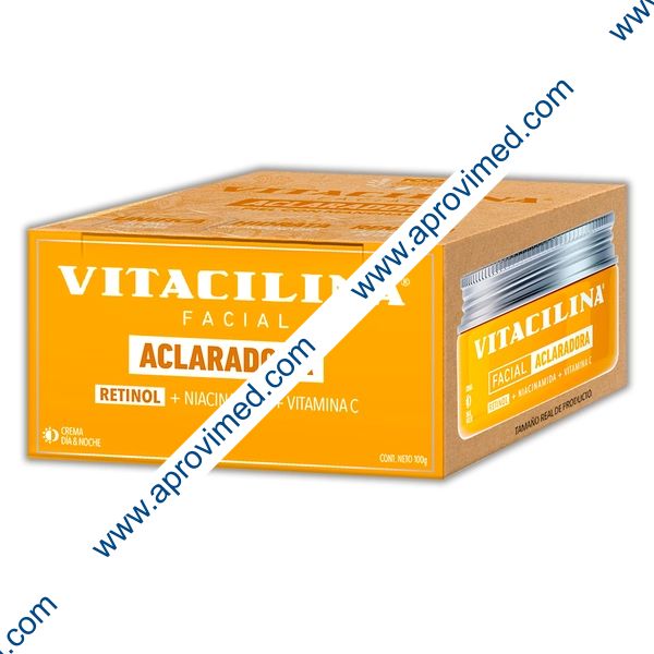 VITACILINA CREMA FACIAL ACLARANTE Tarro c/100 G.