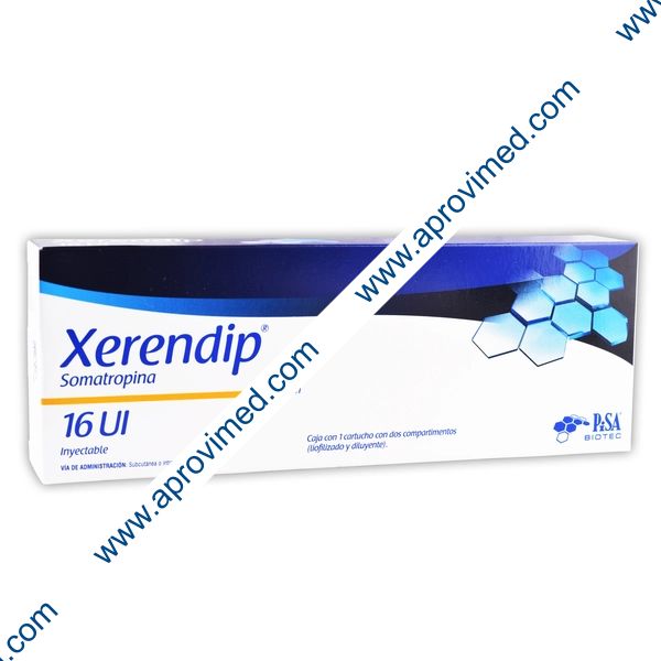 XERENDIP Sol. Iny. 16 UI. c/1 CARTUCHO Liofilizado/Diluyente 1 ML.