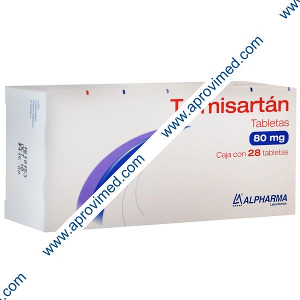 TELMISARTÁN (Alpharma) c/28 TABS. 80 MG.