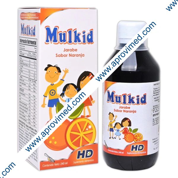 MULKID JARABE Sab. NARANJA Fco. 240 ML.