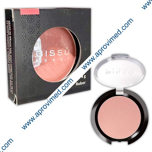 BISSÚ RUBOR POLVO COMPACTO Tono 13-Rosa Palo c/1 Pza. 4 G.
