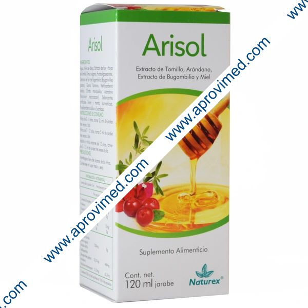 ARISOL JBE. Fco. 120 ML. 250-23.41-3.12 MG/5 ML.