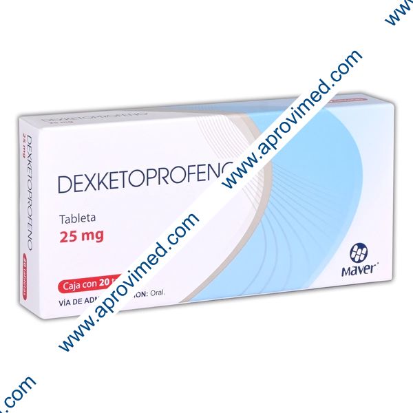 DEXKETOPROFENO (Maver) c/20 TABS. 25 MG.