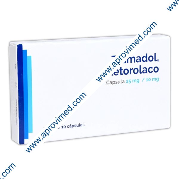 TRAMADOL/KETOROLACO (Teva) c/10 CAPS. 25-10 MG.