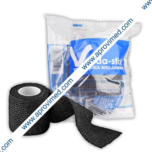 VENDA-STICK Auto adherente (Color Negro)  5cm. (2") x 4.5m. c/1 Pza.