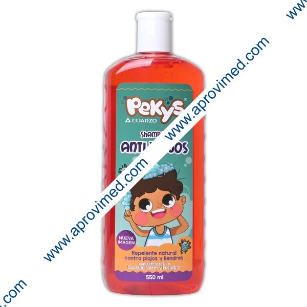 SHAMPOO ANTIPIOJOS Pekys (Cuarzo) Fco. 550 ML.