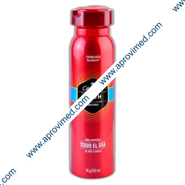 OLD SPICE FRESH "Frescura & Menta" Spray Desodorante 96 G/150 ML.
