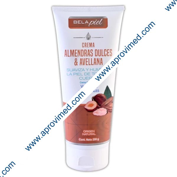 BELAPIEL CREMA DE ALMENDRAS DULCES Y AVELLANA Tubo. c/200 G.