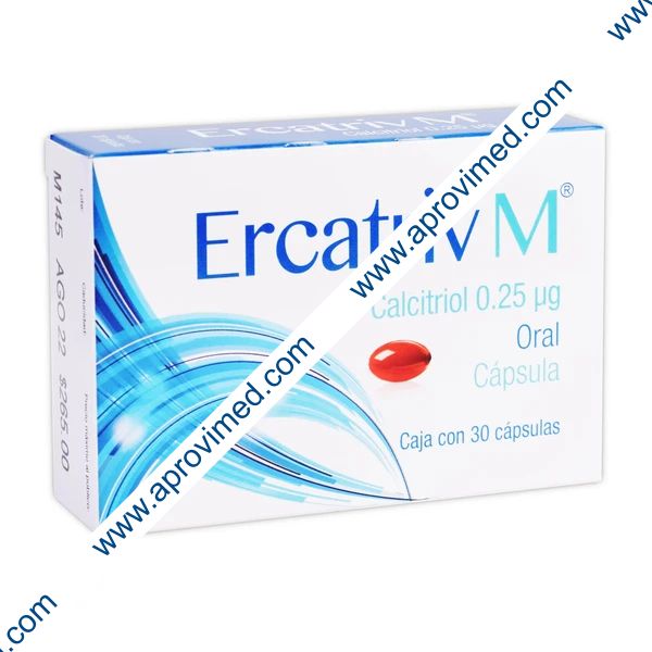 ERCATRIV-M c/30 CAPS. 0.25 MCG.