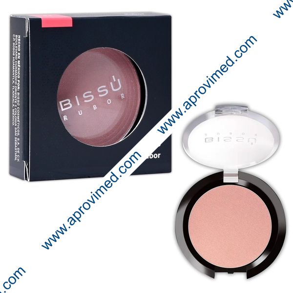 BISSÚ RUBOR POLVO COMPACTO Tono 13-Rosa Palo c/1 Pza. 4 G.