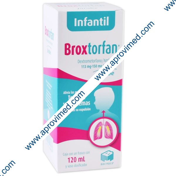 BROXTORFAN JBE. Infantil  Fco. 120 ML. 113-150 MG/100 ML.
