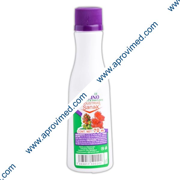 ACEITE de RICINO (Sanax) Fco. c/70 ML.