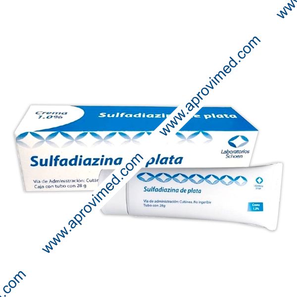 SULFADIAZINA DE PLATA (Schoen) CREMA 1% Tubo c/28 G.