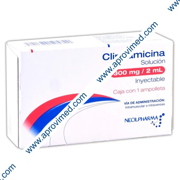 CLINDAMICINA (Neolpharma) Sol. Iny. c/1 AMPTA. 300 MG/2 ML.