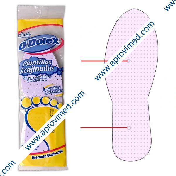 O-DOLEX PLANTILLAS ACOJINADAS Normal Unisex No. 6 c/1 Par.
