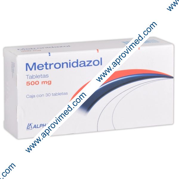 METRONIDAZOL (Alpharma) c/30 TABS. 500 MG.