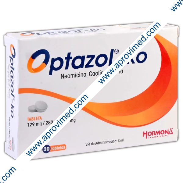 OPTAZOL-KO c/20 TABS. 129/280/30 MG.