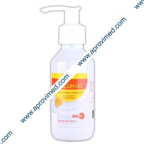 SOLCLIN-GC Jabón Quirúrgico al 4% Fco. 120 ML.