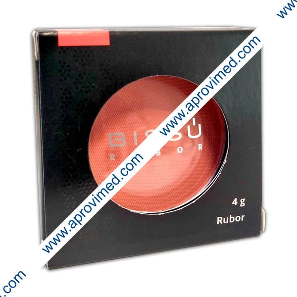 BISSÚ RUBOR POLVO COMPACTO Tono 15-Chabacano c/1 Pza. 4 G.