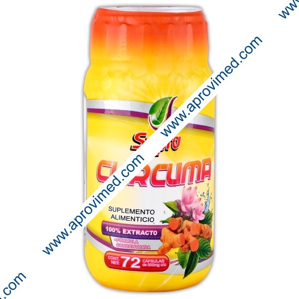 CÚRCUMA (Supra) c/72 CAPS. 500 MG.