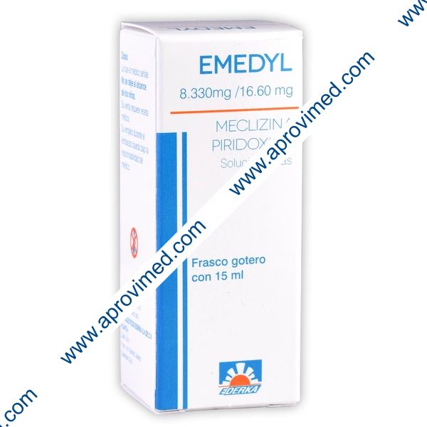 EMEDYL SOL. Fco. Gotero 15 ML. 8.330-16.660 MG/1 ML.