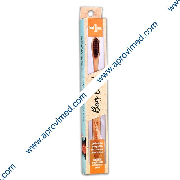 CEPILLO DENTAL BIODEGRADABLE (Bam Boo) Adulto c/1 Pza.
