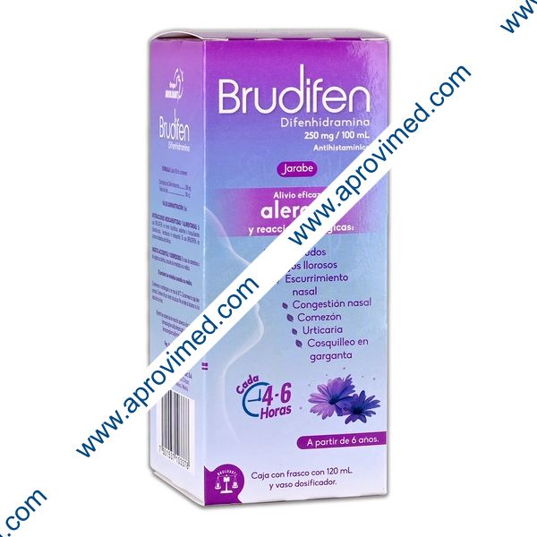 BRUDIFEN JARABE Fco. 120 ML. 250 MG/100 ML.