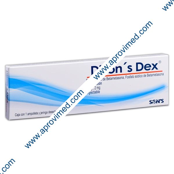 DISON´S DEX Susp. Iny. c/1 AMPTA. 5-2 MG/1 ML. y Jeringa.