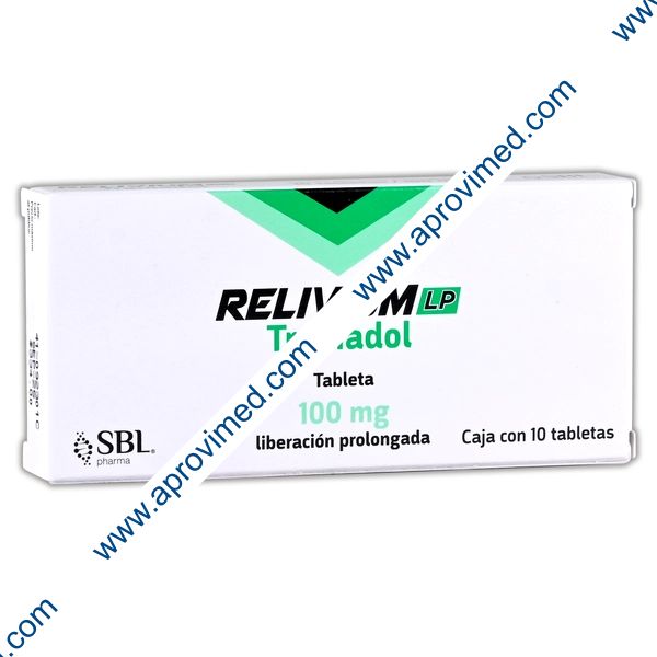 RELIVIUM LP Cja. c/10 TABS. Lib. Prolongada 100 MG.