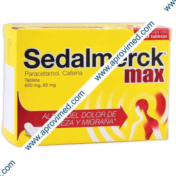 SEDALMERCK MAX c/48 TABS. 650/65 MG.