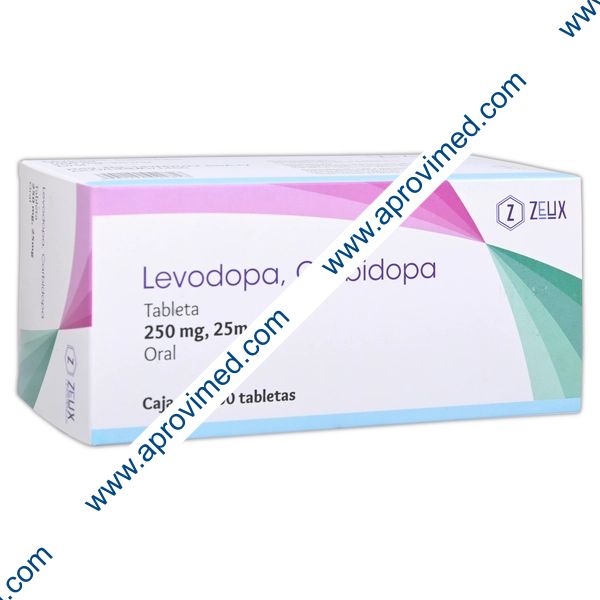 LEVODOPA/CARBIDOPA (Zeux) c/100 TABS. 250/25 MG.