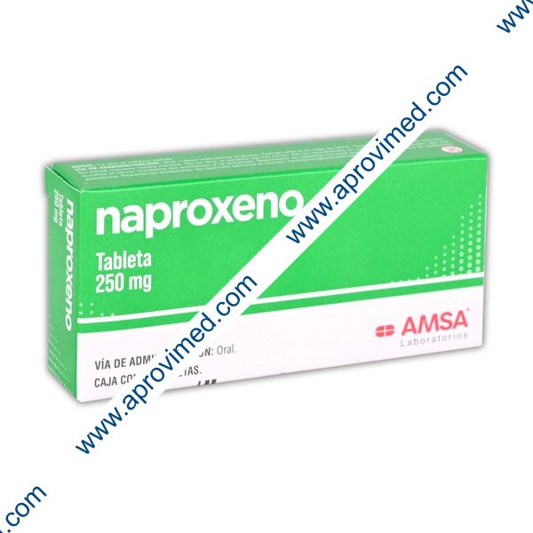NAPROXENO (Amsa) c/30 TABS. 250 MG.