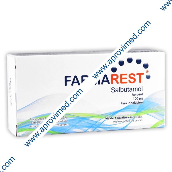 FARMAREST AEROSOL p/Inhalación c/1 Fco. c/200 Dosis 100 MCG.