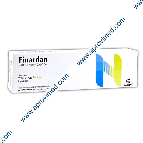FINARDAN Sol. Iny. c/2 JGAS. Prellenadas 2,850 UI Axa/0.3 ML.