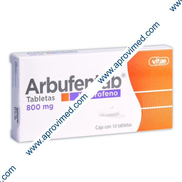 ARBUFENTAB c/10 TABS. 800 MG.