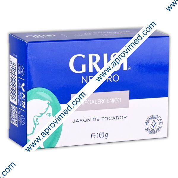 JABÓN NEUTRO HIPOALERGÉNICO (Grisi) 100 G.