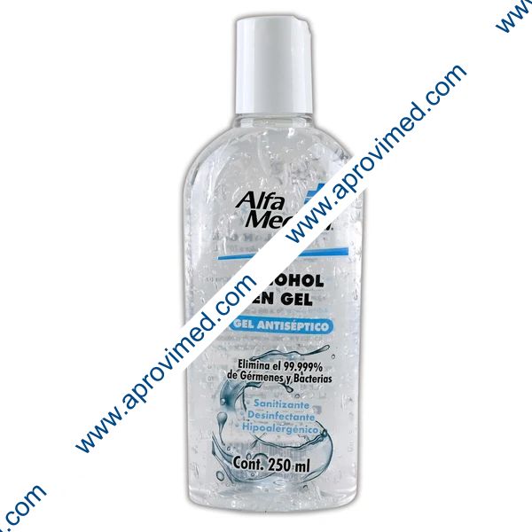 ALCOHOL EN GEL Antiséptico (Alfa Medical) Fco. 250 ML.