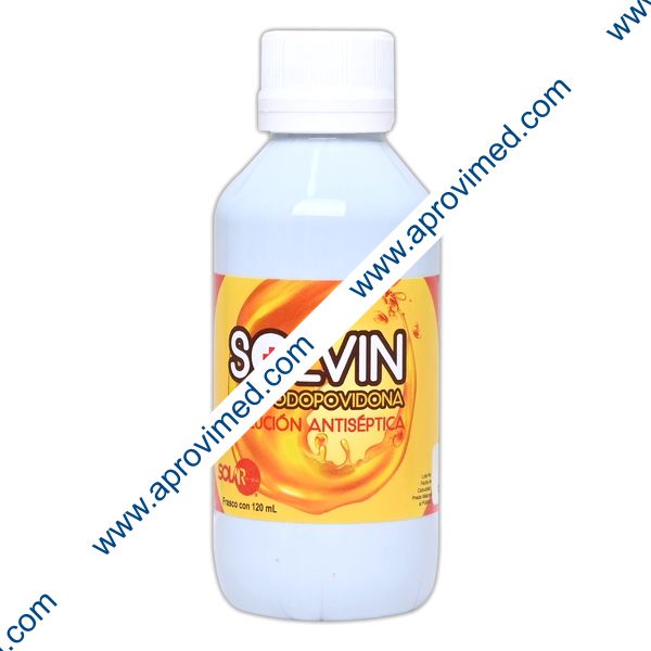 SOLVIN Solución Antiséptica Fco. 120 ML. 10 G/100 ML.