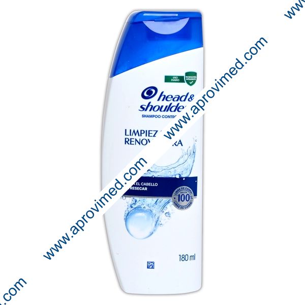 HEAD&SHOULDERS Limpieza Renovadora SHAMPOO Fco. 180 ML.
