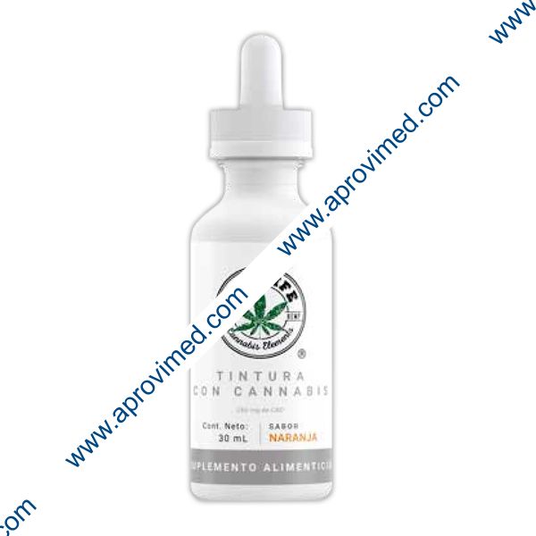 CBD LIFE TINTURA CON CANNABIS SOL. GOTAS Sabor Naranja 30 ML. 250 MG.