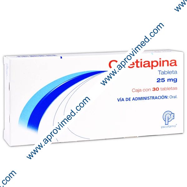 QUETIAPINA (Psicofarma) c/30 TABS.  25 MG.